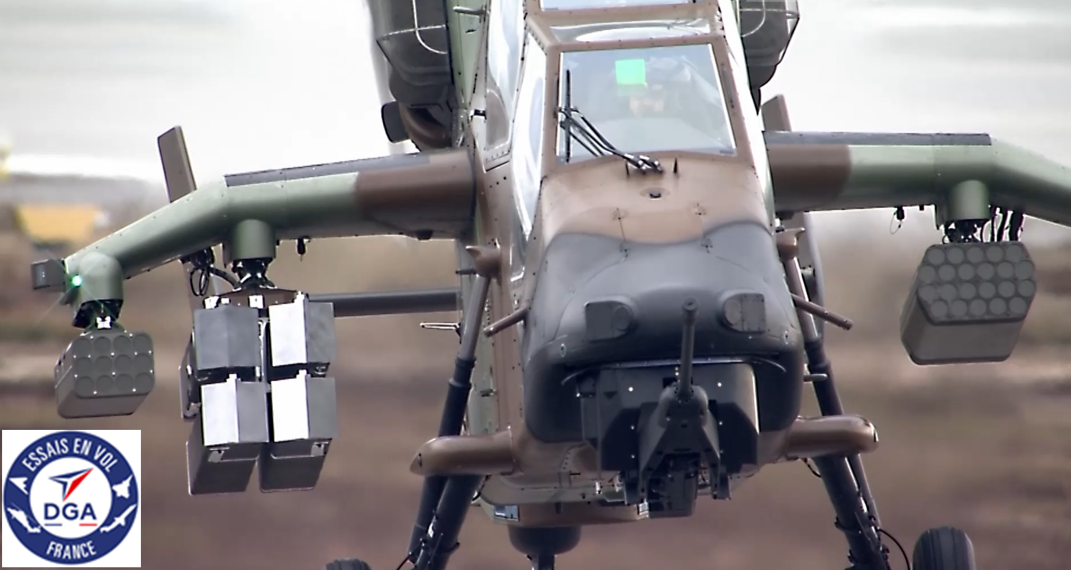 French Tiger helicopter armed with Akeron LP missiles