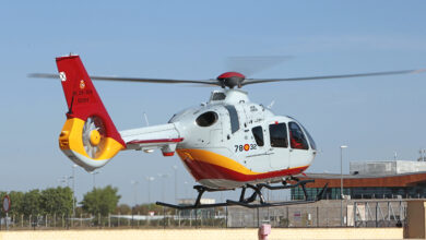Spanish Air and Space Force's H135 helicopter.