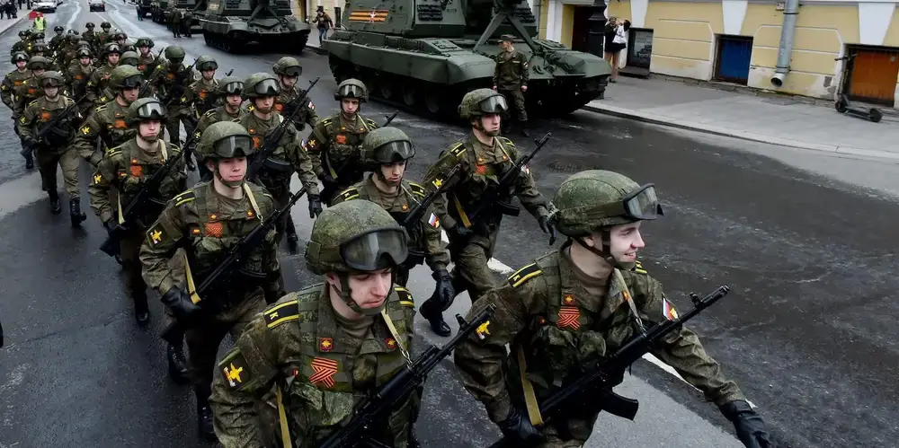 Russian military cadets