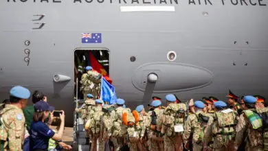 A Royal Australian Air Force C-17A Globemaster has transported over 60 Vietnamese military personnel deploying to the United Nations Mission (UNMISS) in South Sudan in June 2023. The flight provided a strategic airlift to Vietnamese soldiers and equipment from Ho Chi Minh city to Juba, enabling Vietnam to rotate their staff at the role 2 field hospital.