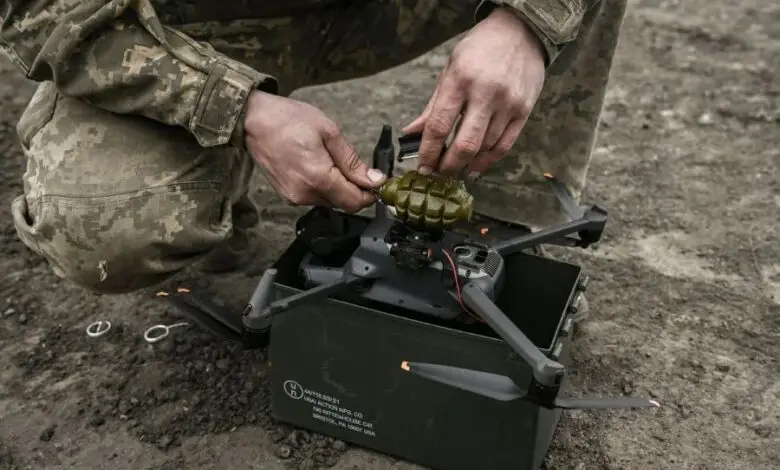 Ukraine armed drone