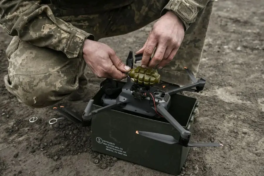 Ukraine armed drone