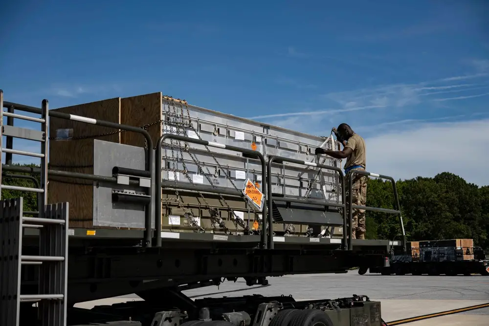 Weapons cargo for Ukraine