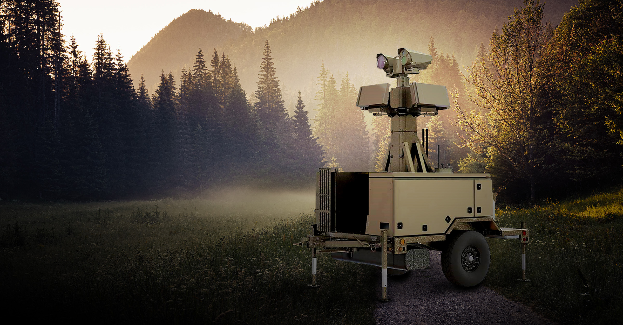 Cerberus XL mobile counter-unmanned aerial system (UAS)