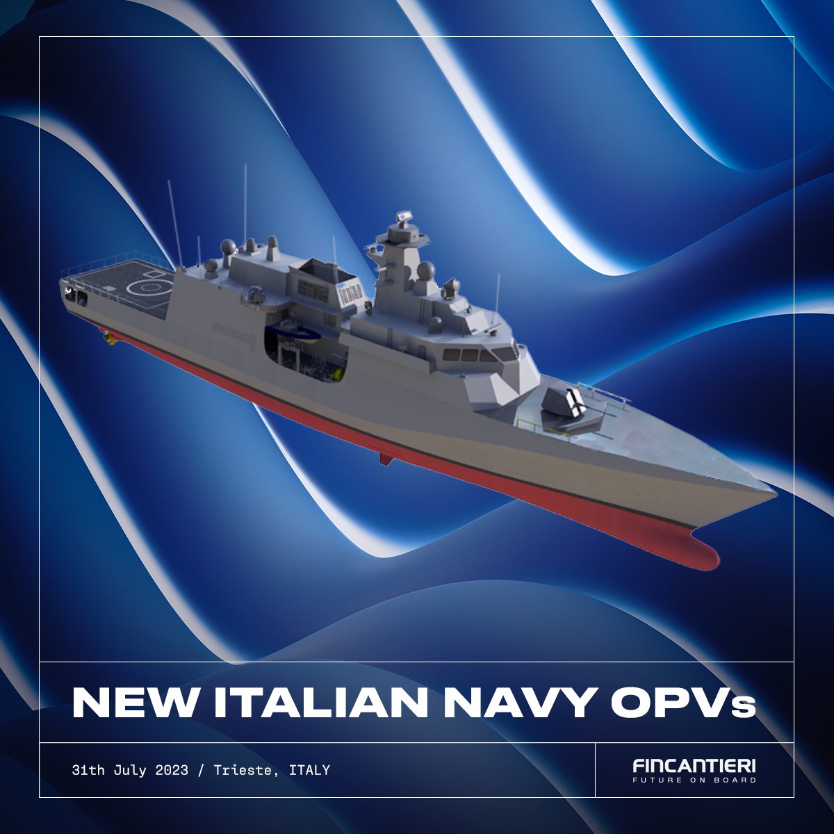 Concept of Italian Navy's future offshore patrol vessels