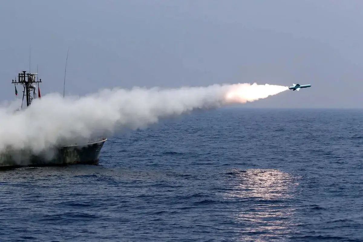 Iran vessel and missile