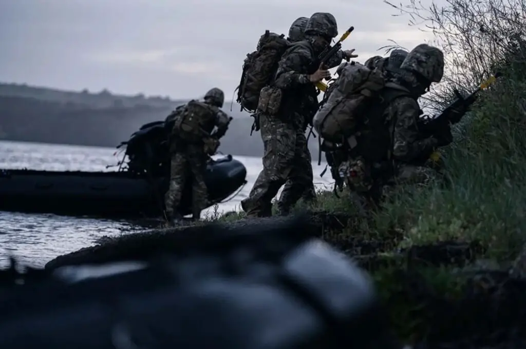 Ukraine marines training