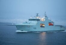 HMCS William Hall Arctic and Offshore Patrol Ship (AOPS)