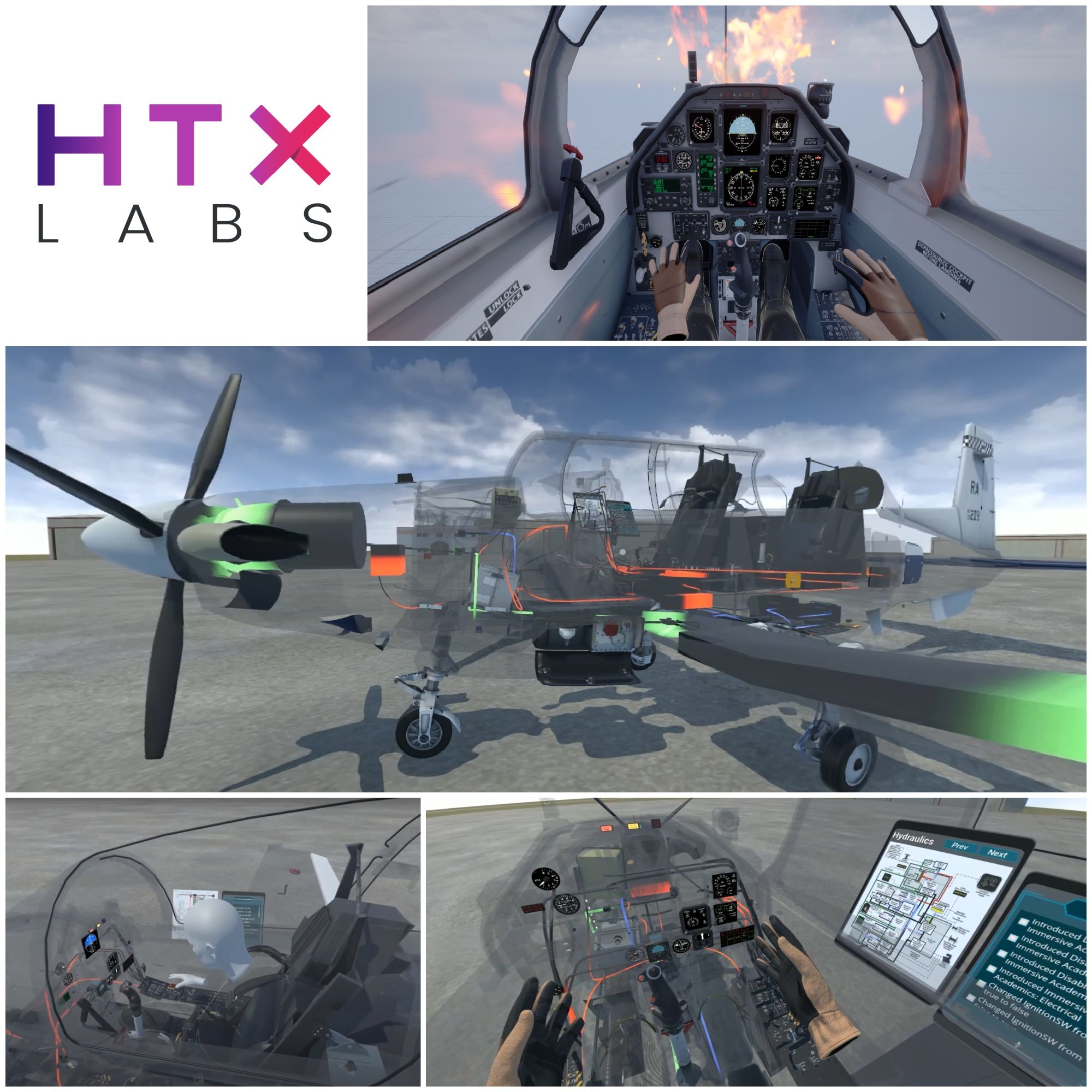 HTX Labs' interactive, virtual T-6 delivers high-fidelity, immersive academics training