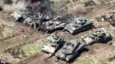 Ukrainian armored vehicles