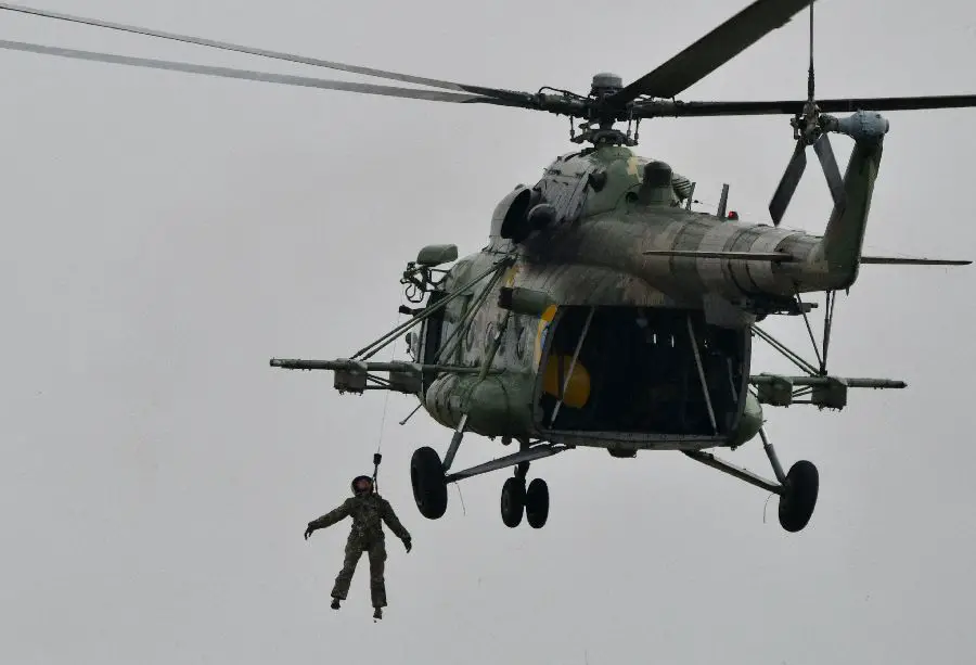 Ukrainian MI-8 helicopter