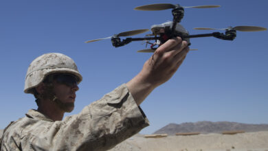 US soldier drone
