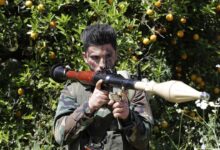 A Hezbollah fighter