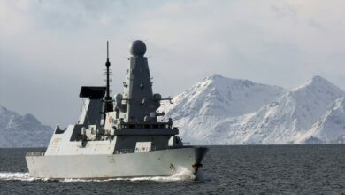 Royal Navy warship