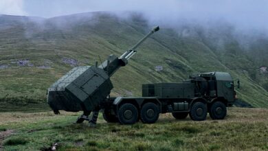 The ARCHER mobile artillery system, purpose-built to keep pace with fast moving land forces and deliver superior mobility, lethality, and survivability. (Credit: BAE Systems)