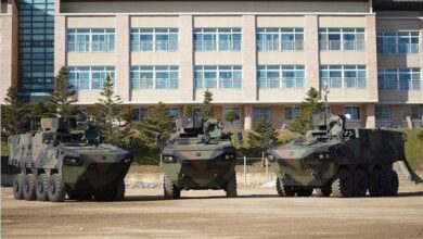 South Korea's advanced command post vehicles