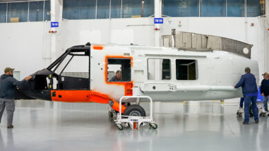 First airframe replacement for the U.S. Coast Guard's MH-60T Jayhawk helicopter fleet.