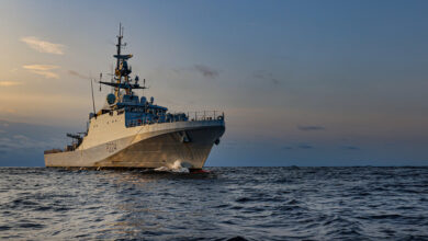 Royal Navy patrol ship
