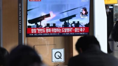 North Korea fired more than 200 artillery shells near two South Korean islands, Seoul's defense ministry said