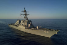 Arleigh Burke-class guided-missile destroyer USS Carney (DDG 64)
