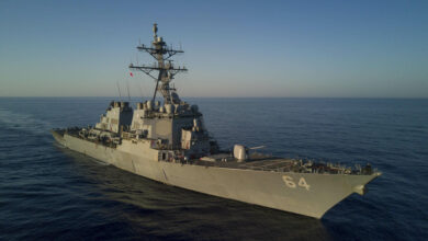 Arleigh Burke-class guided-missile destroyer USS Carney (DDG 64)