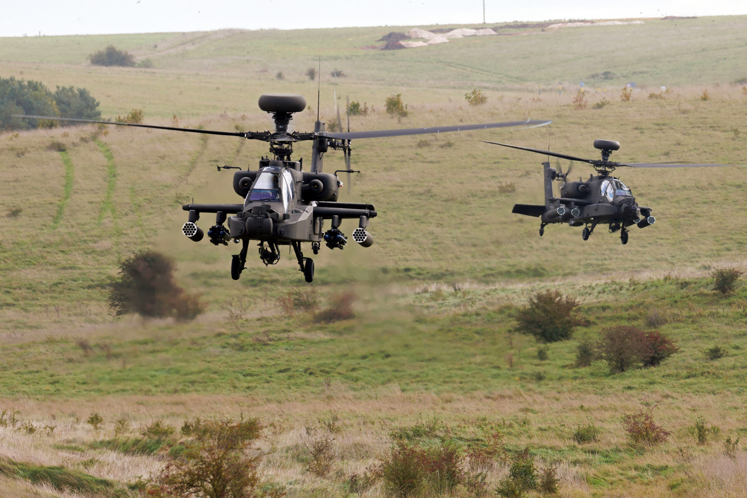 AH-64E attack helicopter