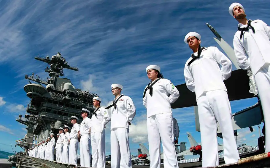 US Navy sailors