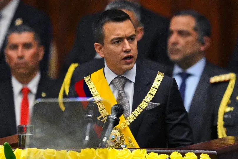 Ecuador's President Daniel Noboa