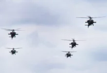 AH-64 Apache helicopters