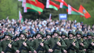 Belarusian troops