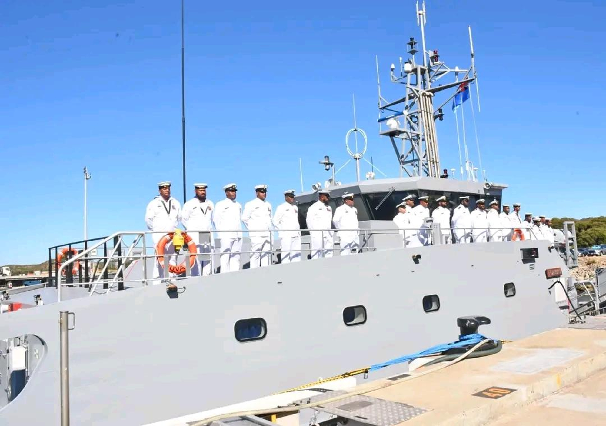 Fiji's RFNS Puamau Guardian-class patrol boat
