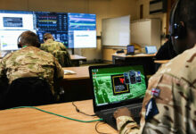 UK soldiers taking part in Exercise Army Cyber Spartan