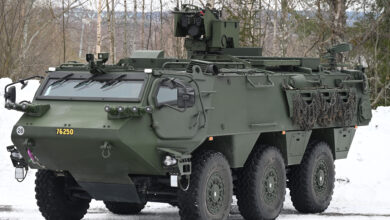 Pansarterrängbil 300 armored all-terrain vehicle based on Patria 6x6 system. Photo: Swedish Armed Forces/Patria