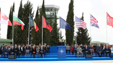 Ceremony at Kuçova airbase. Remarks by the Prime Minister of Albania, Edi Rama. Photo: NATO