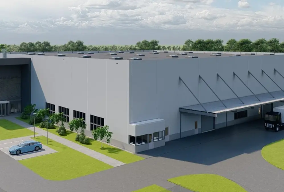 An artist's rendering of the new Rheinmetall's new plant in Szeged, Hungary.
