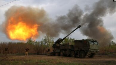 Ukraine fire at Russia